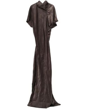 Rick Owens Draped Design Dress - White