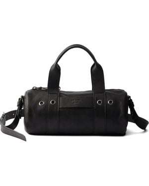 Prada Large Route Leather Tote Bag - Black