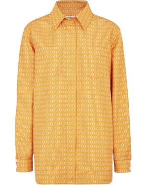 Fendi Chemise À Motif Ff - Yellow