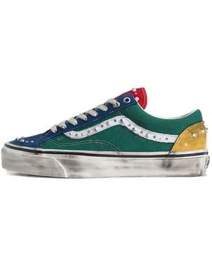 Vans Old Skool 36 Pearl-Embellished Trainers - Green