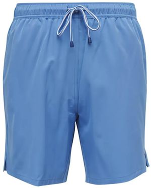 Peter Millar Drawstring Pocket Swimwear - Blue