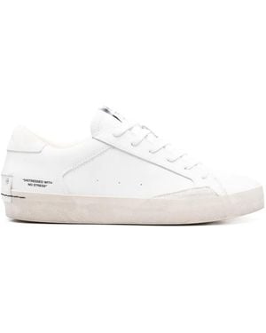 Crime London Distressed Trainers - White