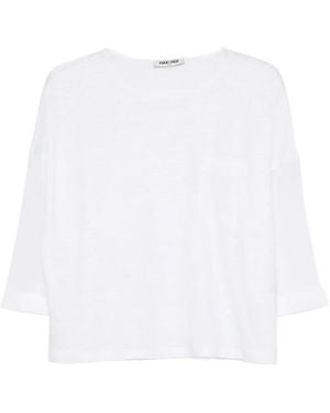 Max & Moi T-Shirt Con Taschino - Bianco