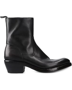Premiata Leather Boots - Black