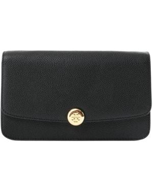Tory Burch Romy Flap Cross-Body - Black