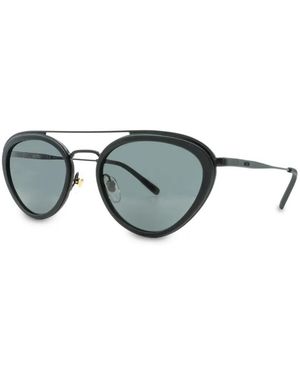 MCM Double-Bridge Oval-Frame Sunglasses - Grey