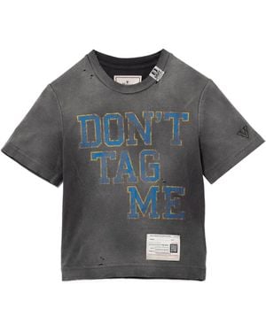 Maison Mihara Yasuhiro Graphic-Print T-Shirt - Grey