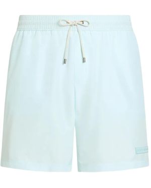 Dolce & Gabbana Drawstring Swim Shorts - Blue