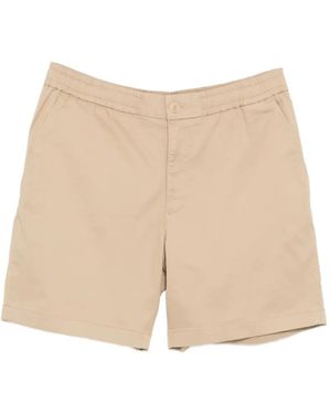 Lacoste Logo-Patched Chino Shorts - Natural
