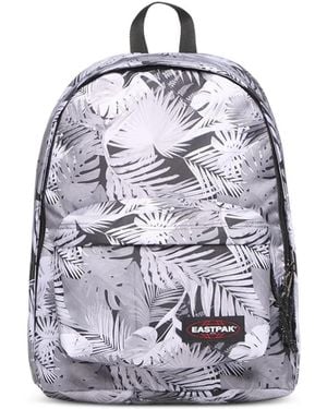 Eastpak Out Of Office Leaf-Print Backpack - White