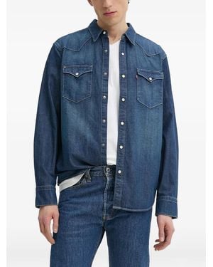 Levi's Hemdjacke Mit Logo-Patch - Blau
