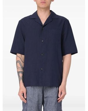 Paolo Pecora Pocket-Button Shirt - Blue