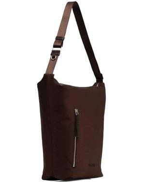 Marc O' Polo Medium Zip-Detail Shoulder Bag - Purple