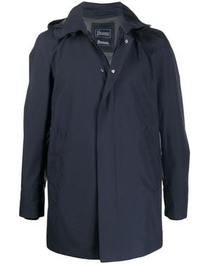 Herno Soprabito Con Cappuccio - Blu
