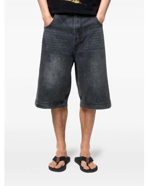 GODMADE Bermudas Con Logo Estampado - Azul