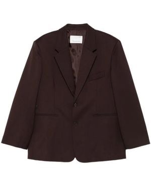 Frankie Shop Blazer Met Enkele Rij Knopen - Bruin
