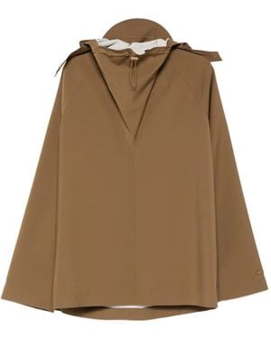 Lacoste Hooded Jacket - Brown