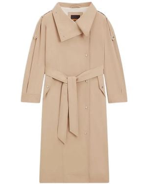 BOSS Clarina Belt Coat - Natural