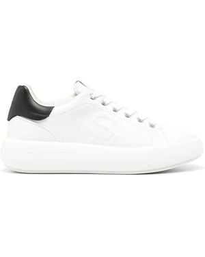 Stuart Weitzman Sw Pro Leather Sneakers - White