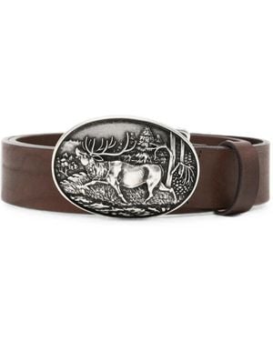Sebago Gürtel Mit Gravierter Schnalle - Weiß