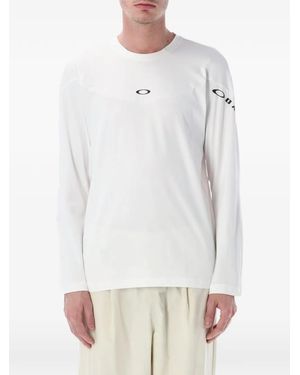 Oakley Crew-Neck Long-Sleeve T-Shirt - White