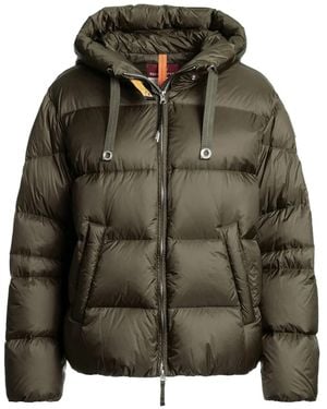 Parajumpers Tilly Hooded Quilted Puffer Jacket - Green