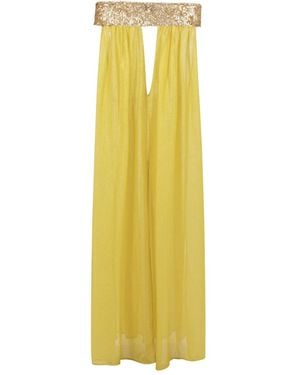 SANA OSMANI Hera Sequin Maxi Dress - Yellow