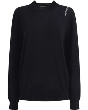 Marni カラーブロック セーター - ブラック