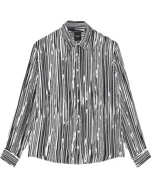 Patrizia Pepe Striped Shirt - Grey