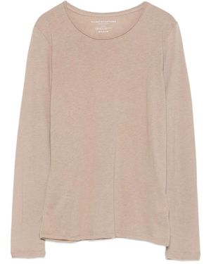 Majestic Filatures Long-Sleeve Round-Neck Jumper - Natural