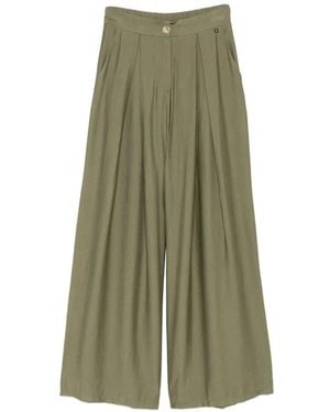 Dixie Pleated Pleated Pants - Green