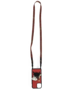 Stella McCartney Horse-Patchwork Strap Iphone 11 Pro Case - White