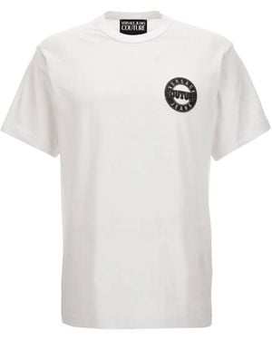 Versace Jeans Couture T-Shirt Con Logo - Bianco