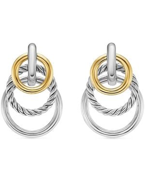 David Yurman 18Kt Dy Mercer Gelbgoldohrringe - Schwarz