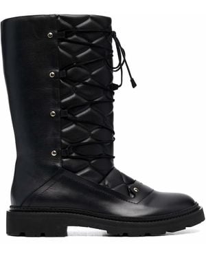 Bally Stiefel Mit Schnürung - Schwarz