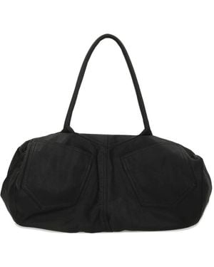 HODAKOVA Pocket Leather Shoulder Bag - Black