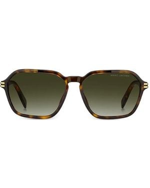 Marc Jacobs Tortoiseshell-Effect Sunglasses - Green