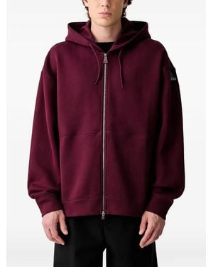 adidas Logo-Patch Hoodie - Purple