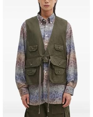 Engineered Garments Weste mit mehreren Taschen - Grau