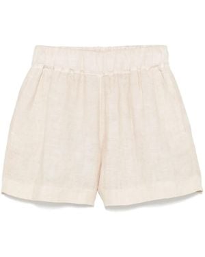 120% Lino Linen Shorts - Natural