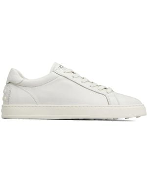 Tod's Leahter Trainers - White