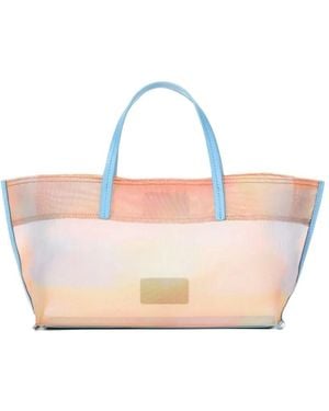 STAUD Mini Christos Tote Bag - Pink