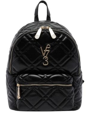 V73 Diaspro Quilted Backpack - Black