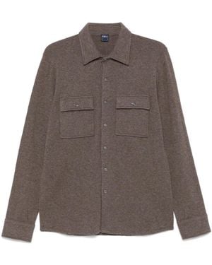Fedeli Corviglia Cashmere Overshirt - Brown
