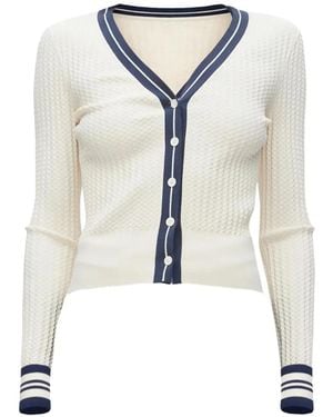 3.1 Phillip Lim Cardigan Mit V-Ausschnitt - Weiß