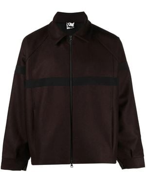 GR10K X Salomon Zip-Up Shirt Jacket - Black