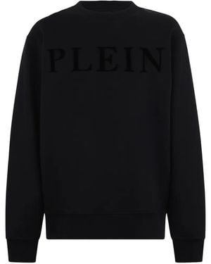 Philipp Plein Logo-Print Sweatshirt - Black