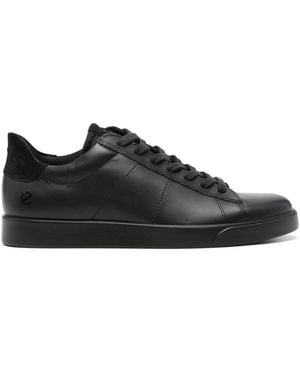 Ecco Lite M Leather Sneakers - Black