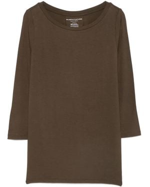 Majestic Filatures Scoop-neck T-shirt - Braun