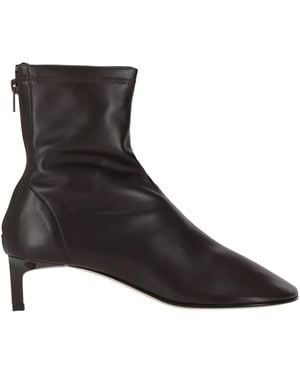 Dear Frances Kitten-Heel Boots - Black